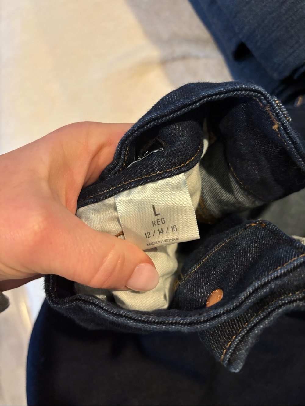 Bundle of 3 Jeans - madewell, express and Lucky - Picture 5 of 9